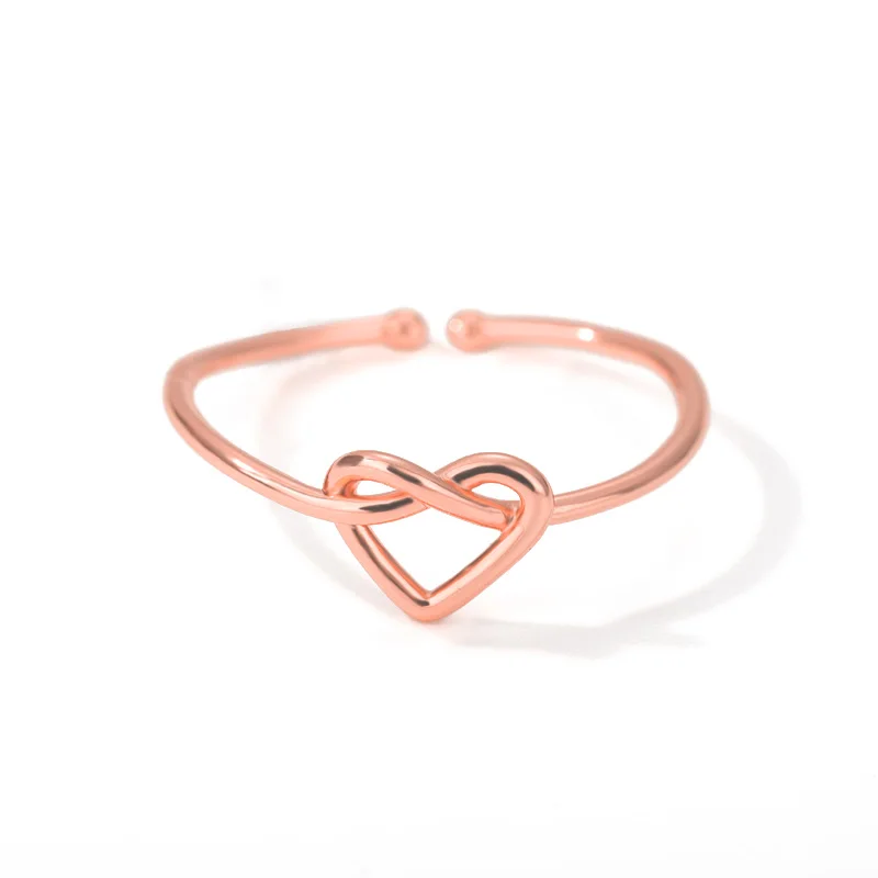 Ladies Gold/Silver Heart Ring 6