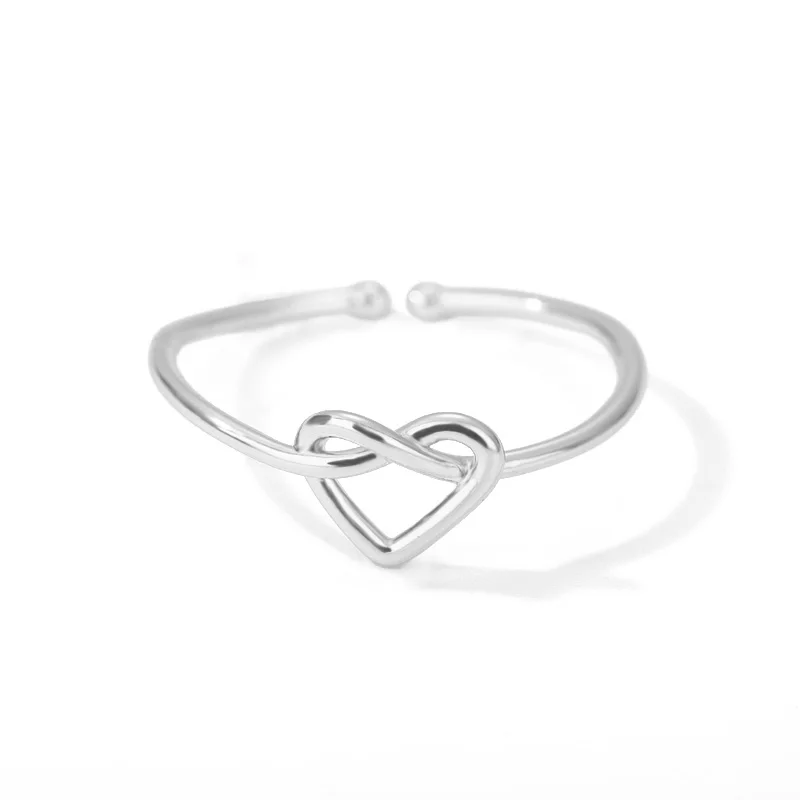 Ladies Gold/Silver Heart Ring 5