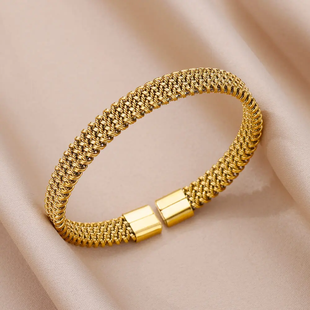 Luxury Gold Plated Cuff Bracelet 3
