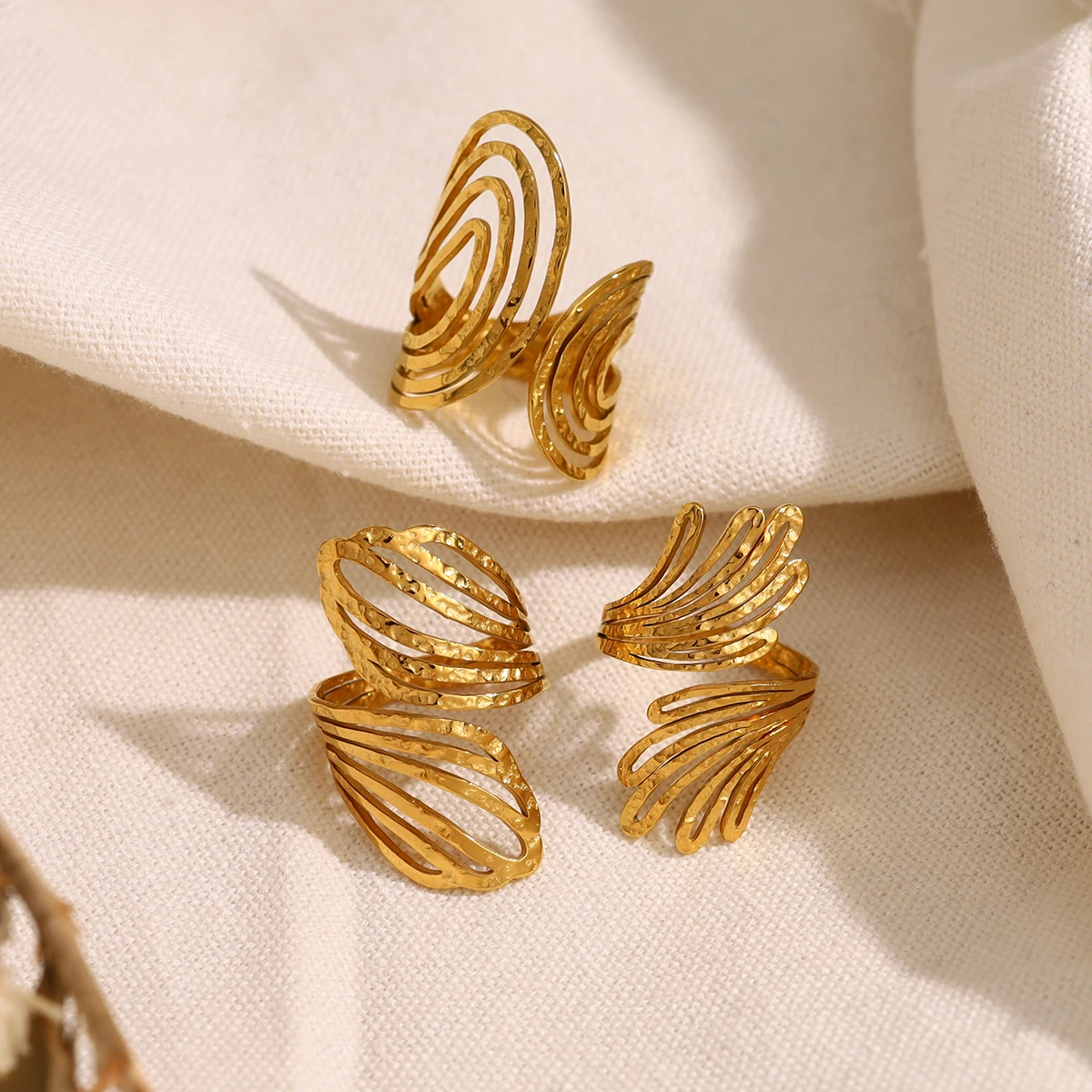 Geometric Textured Rings 5