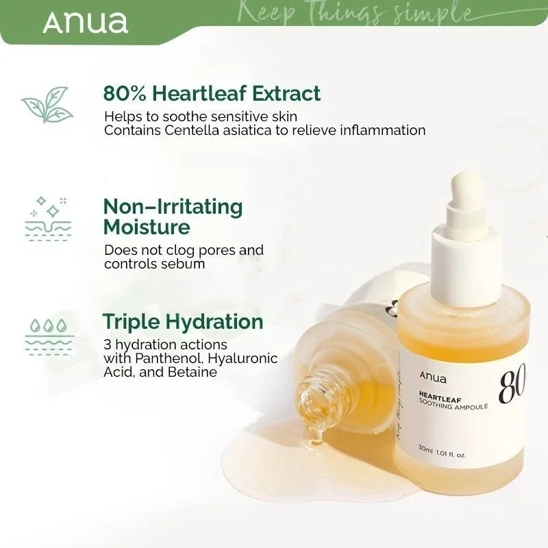 Anua Heartleaf 77% Soothing Toner and 80% Ampoule/Serum 2