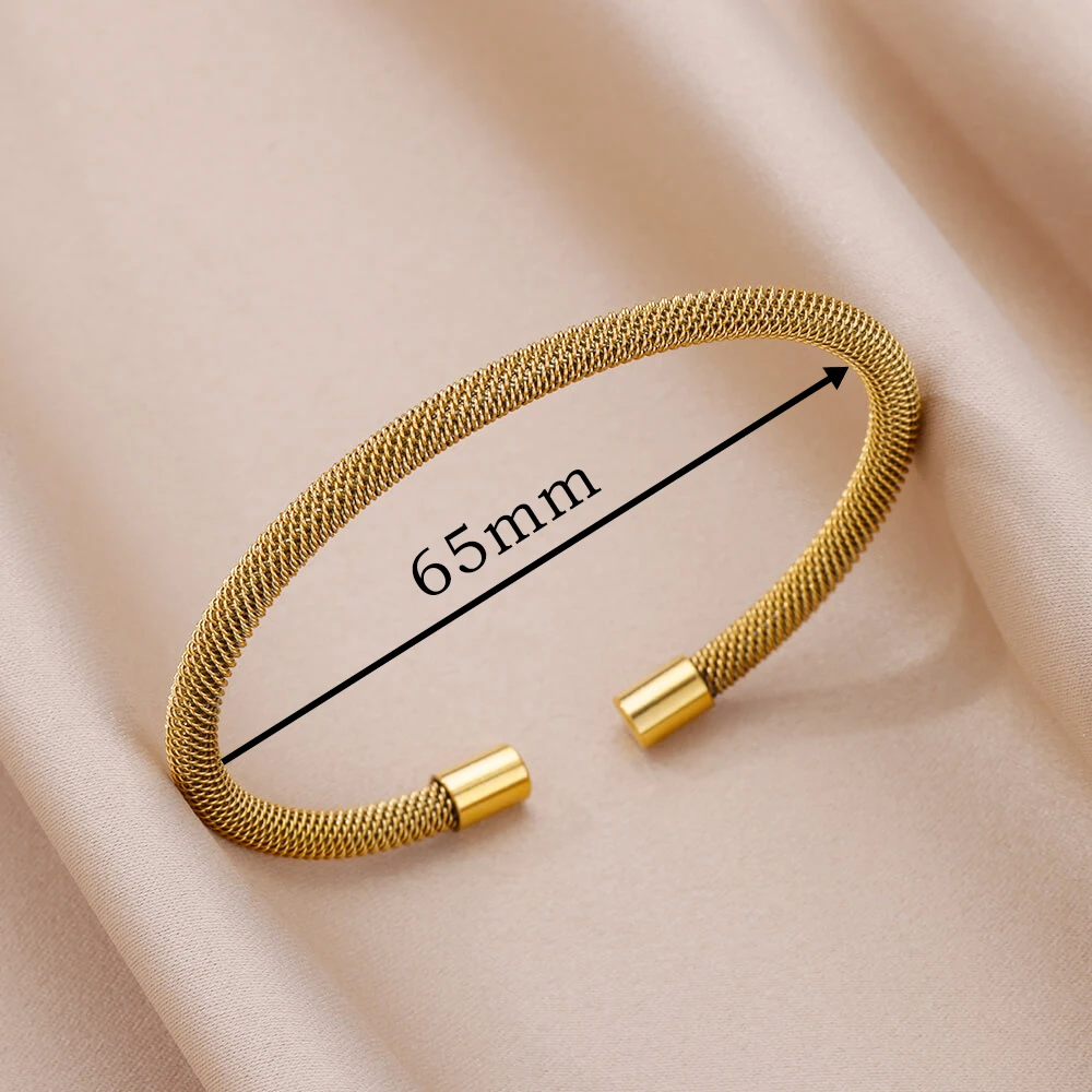 Luxury Gold Plated Cuff Bracelet 6