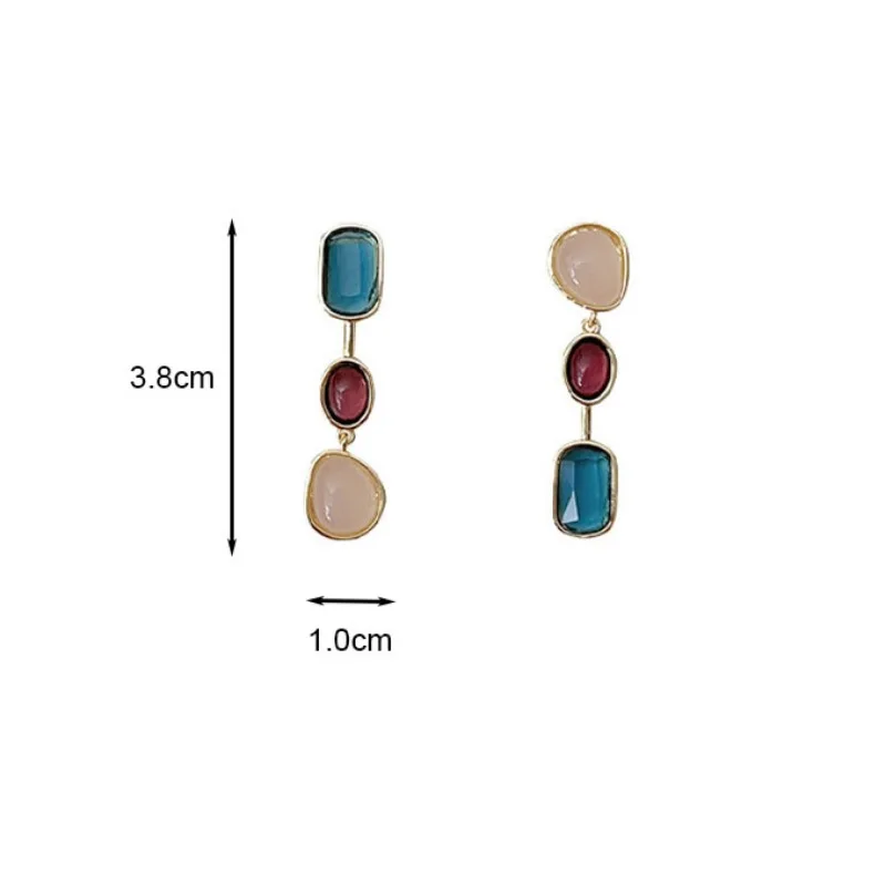 Asymmetric Drop Earrings 5