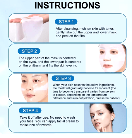 4Pcs/Box Bio-Collagen Real Deep Mask - Image 2